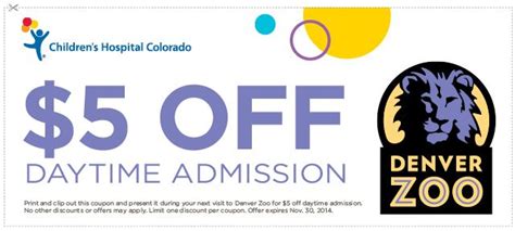 Denver Zoo Coupons July 2019